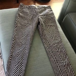 Micheal Kors animal print cigarette pants